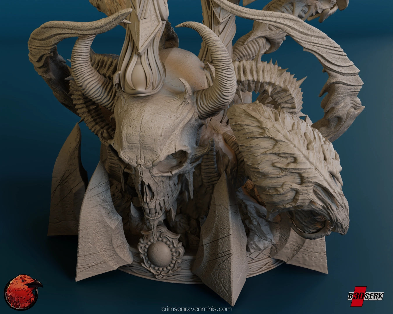 Close-up of the upper body and arm of the Witchblade - Sara Pezzini resin model kit, emphasizing the detailed armor and hand.