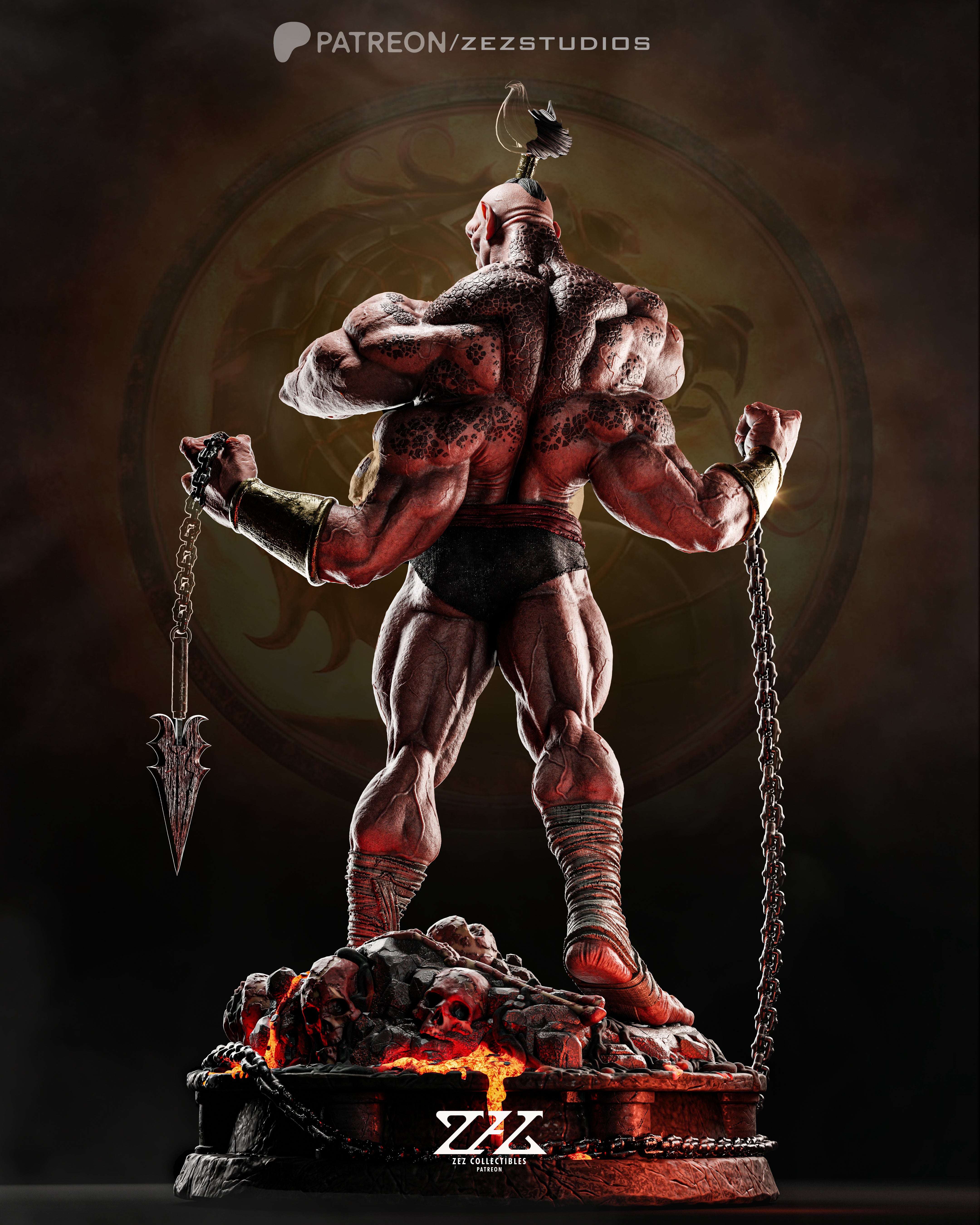 goro♡ Goro Resin Figure Model Kit | Mortal Kombat | ZeZ Studios