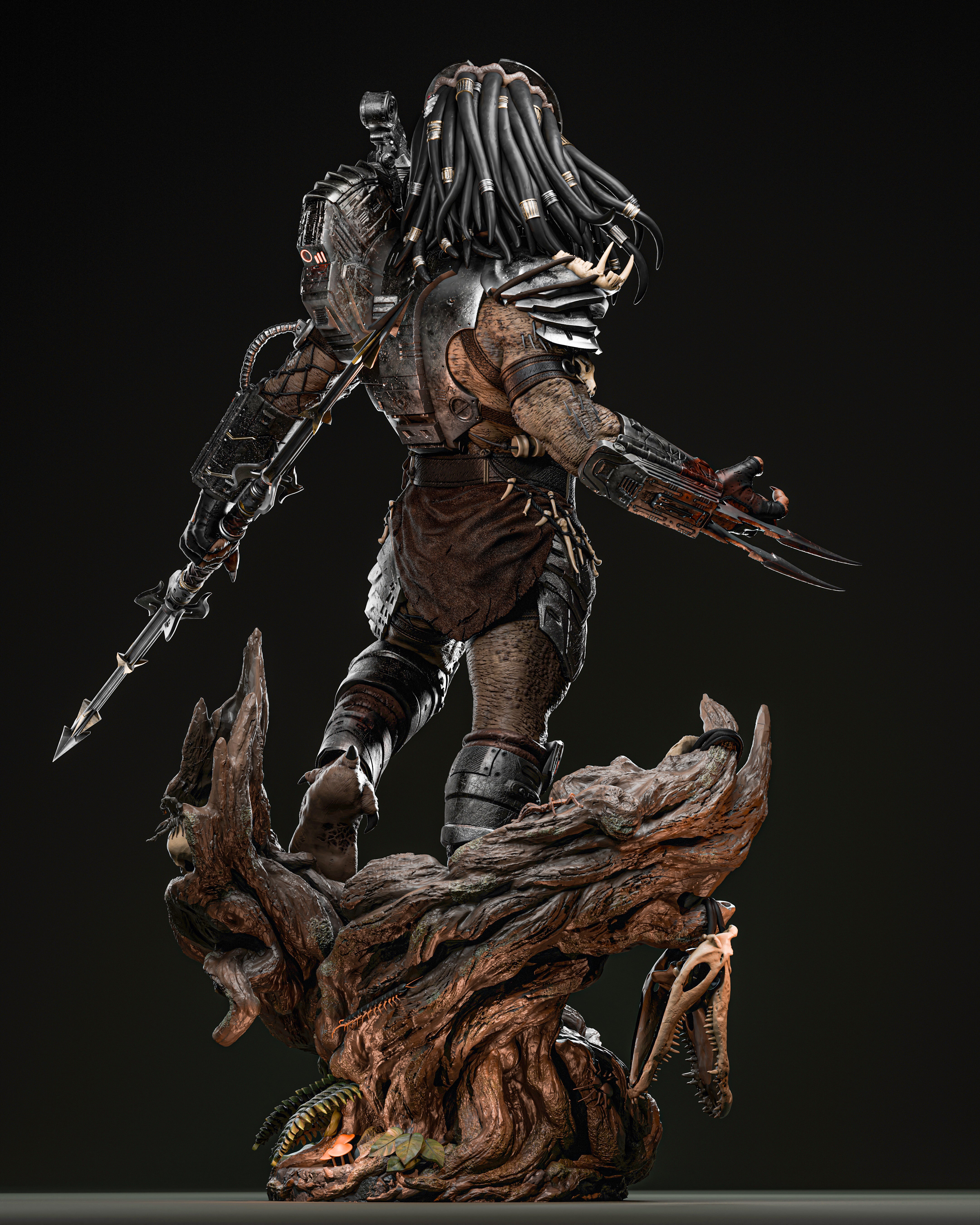 Predator - Yautja Warrior Resin Figure Model Kit – Crimson Raven