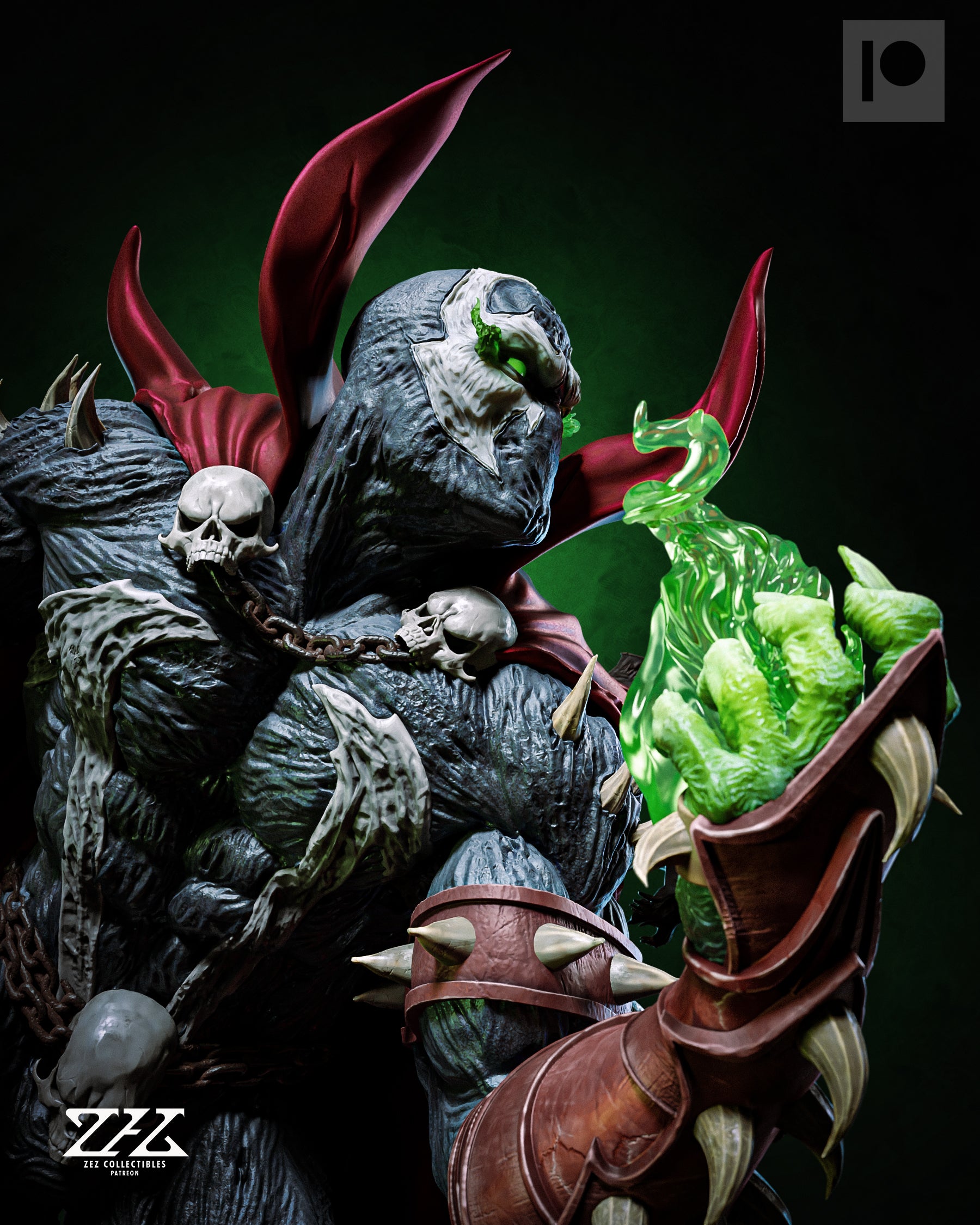 SPAWN 10体セット Premium Resin Spawn Kit with Multiple Heads by Zez Studios