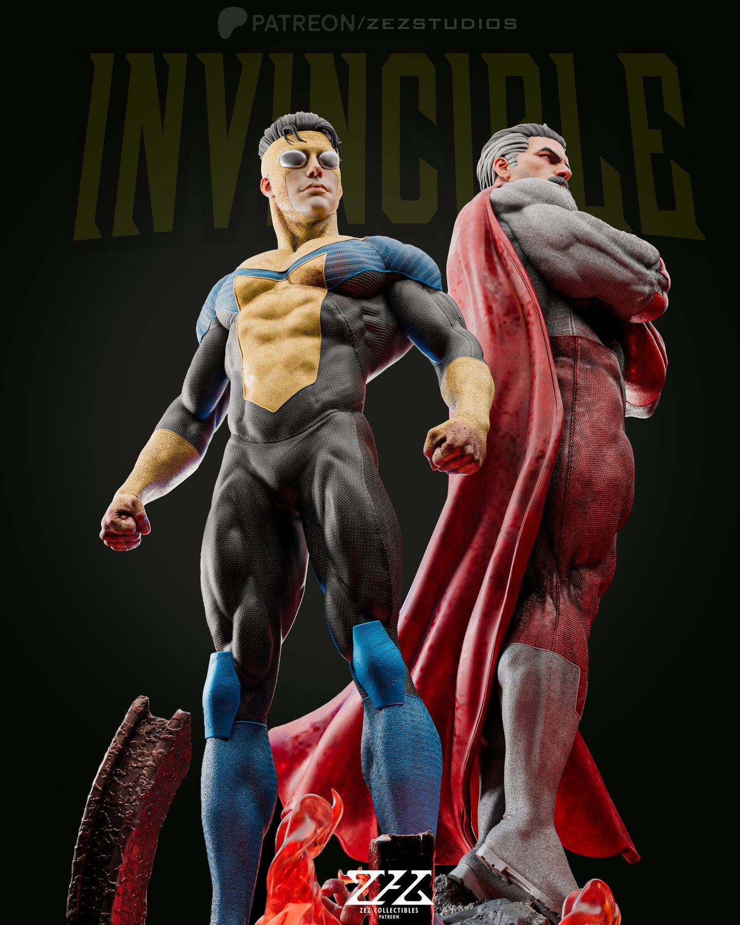Invincible and Omni-Man Premium Format Kit