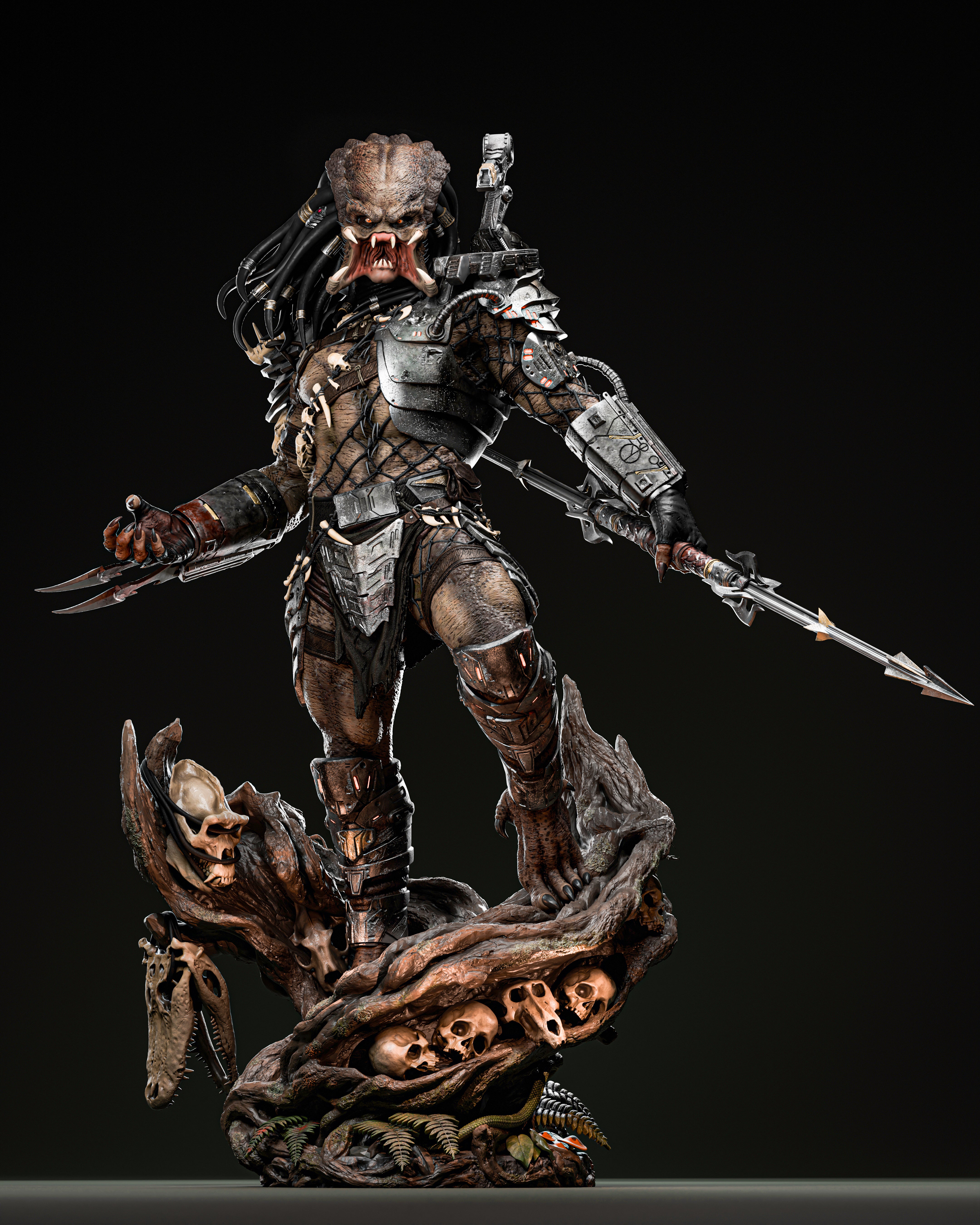 Predator - Yautja Warrior Resin Figure Model Kit – Crimson Raven