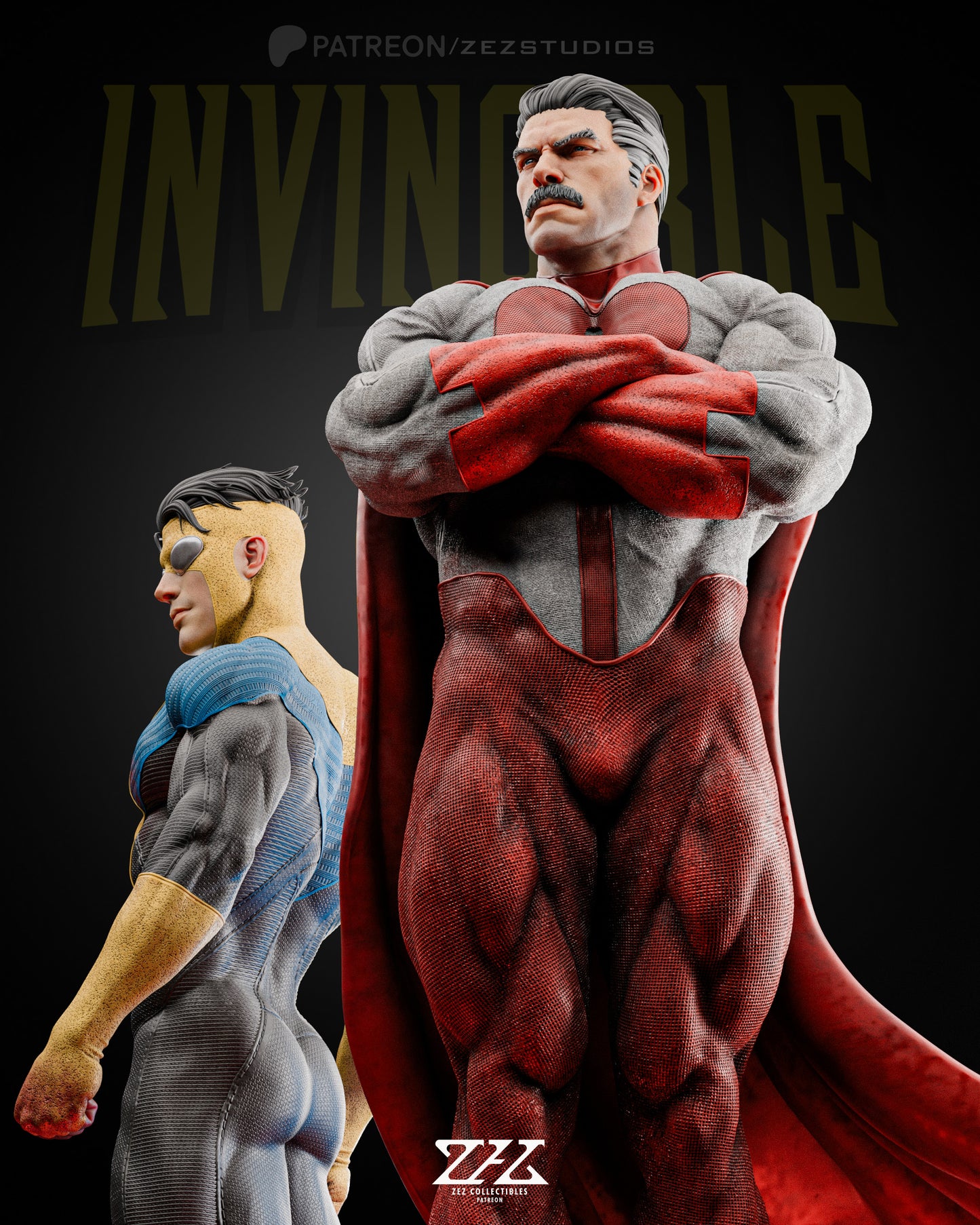 Invincible and Omni-Man Premium Format Kit