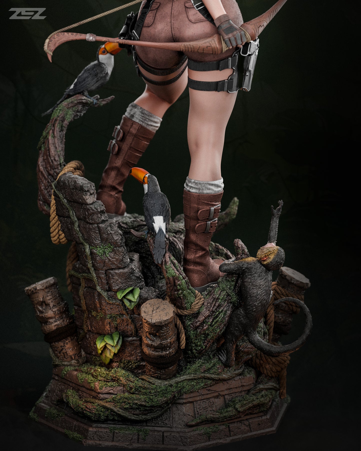 Lara Croft Jungle Adventure – Premium Resin Figure Kit