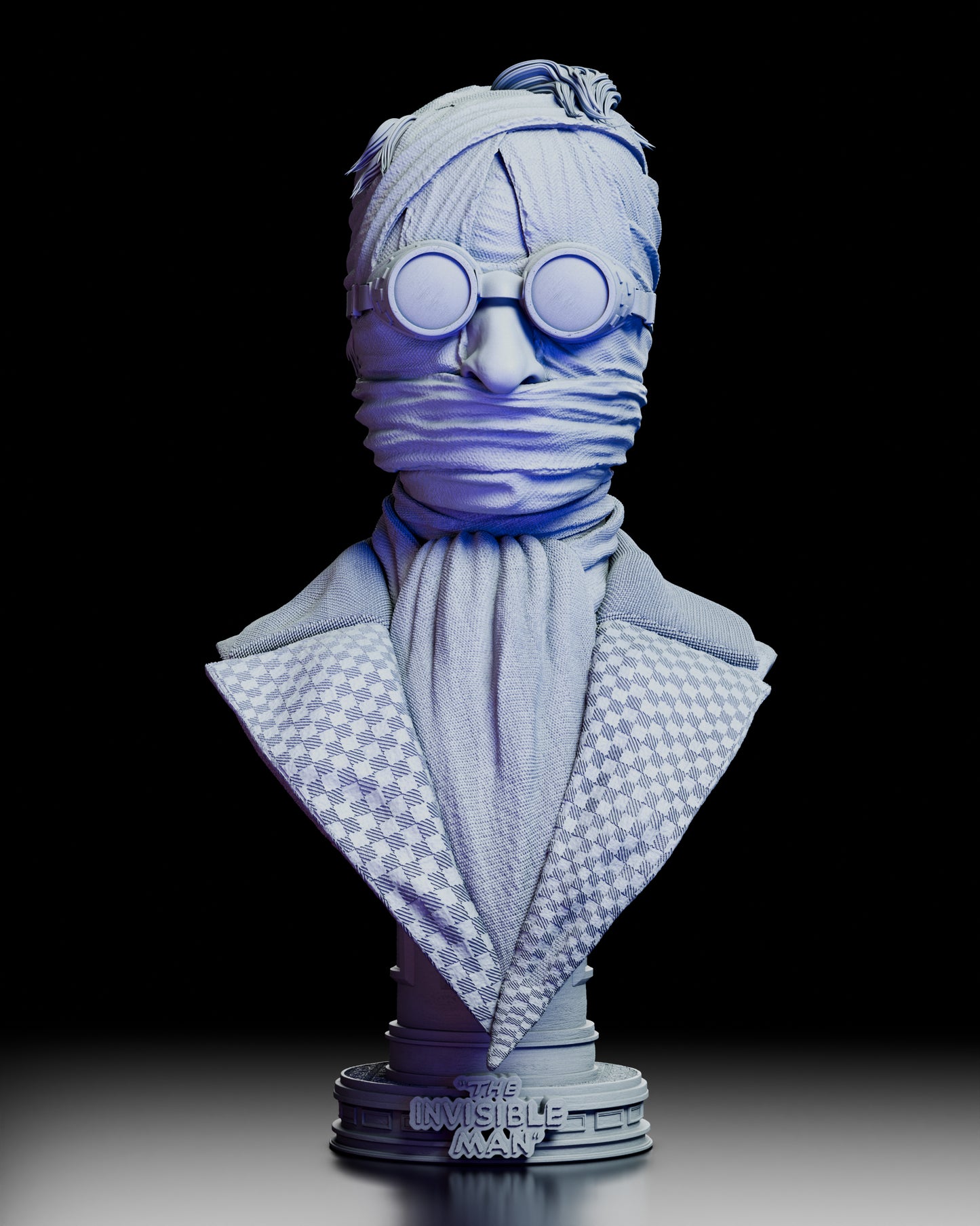 The Invisible Man Portrait Bust Figure Kit