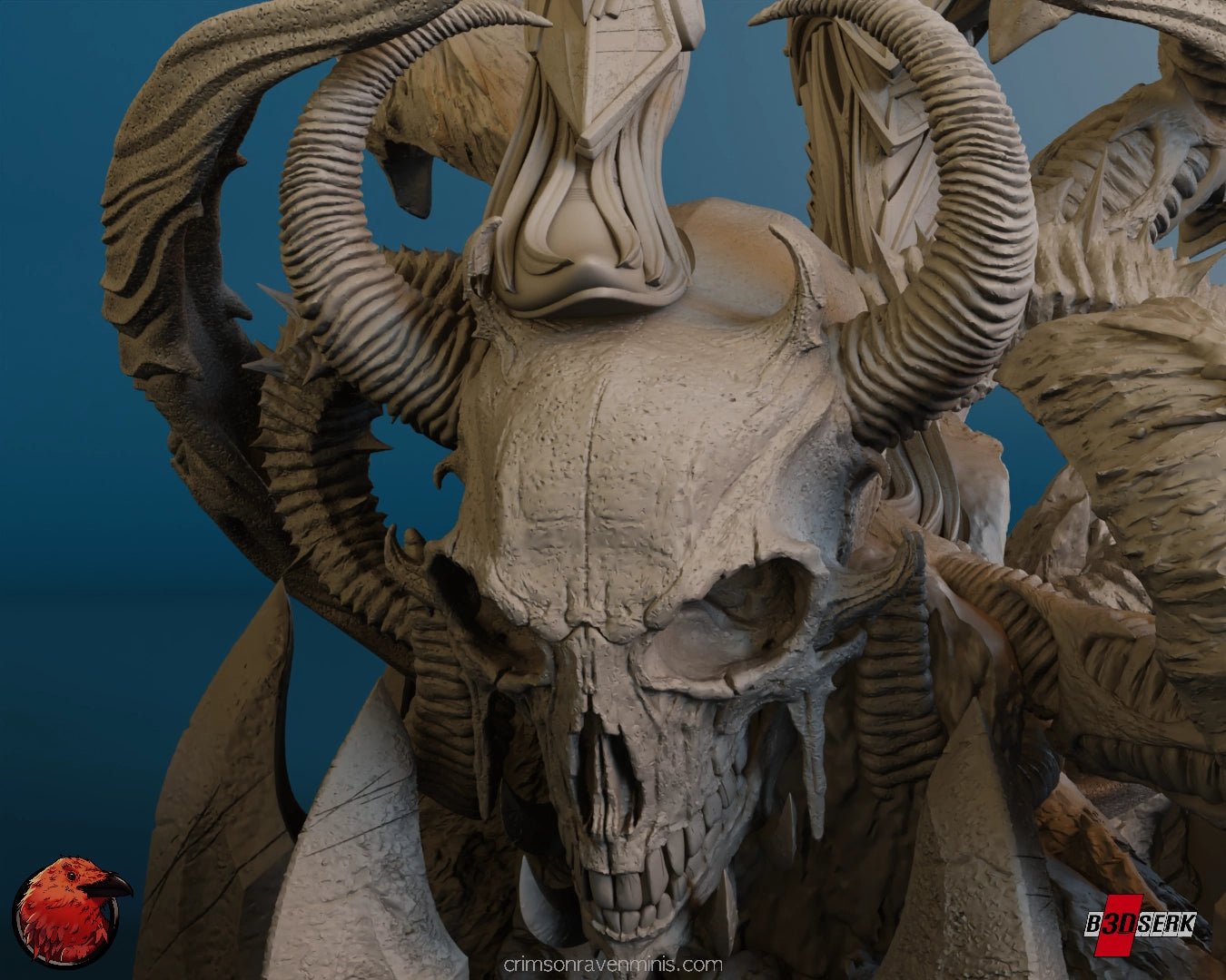 Close-up of the upper body and arm of the Witchblade - Sara Pezzini resin model kit, emphasizing the detailed armor and hand.