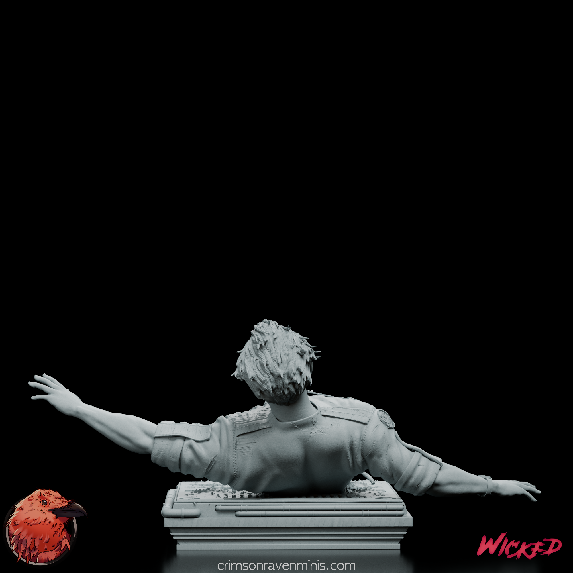 Bishop Figure Kit | Aliens 1986 Synthetic Hero Collectible – Crimson Raven
