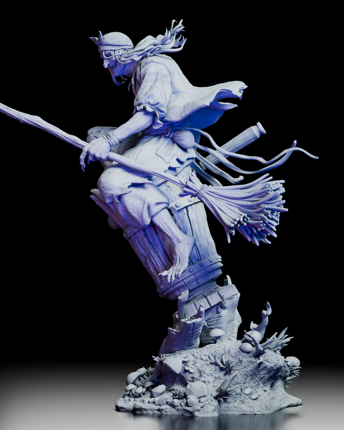 Modell Baba Rajz Baba Yaga Figure Kit by CA3D Art | Myth & Legend Resin Model – Crimson ...