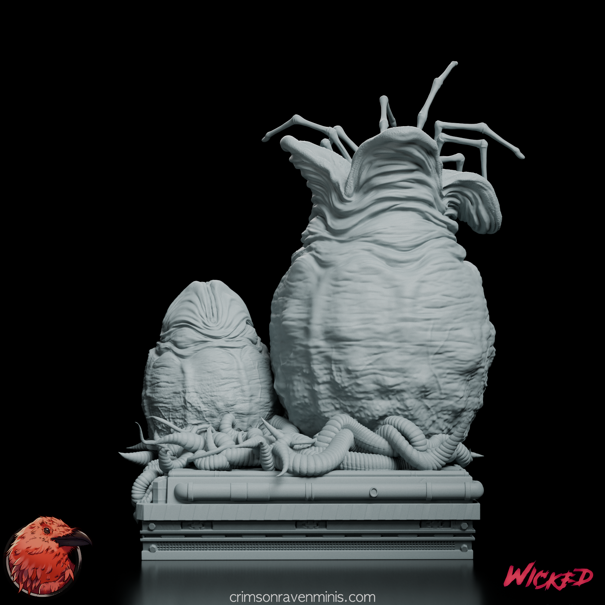 Facehugger and Xenomorph Eggs Model Kit | Aliens (1986) Horror ...