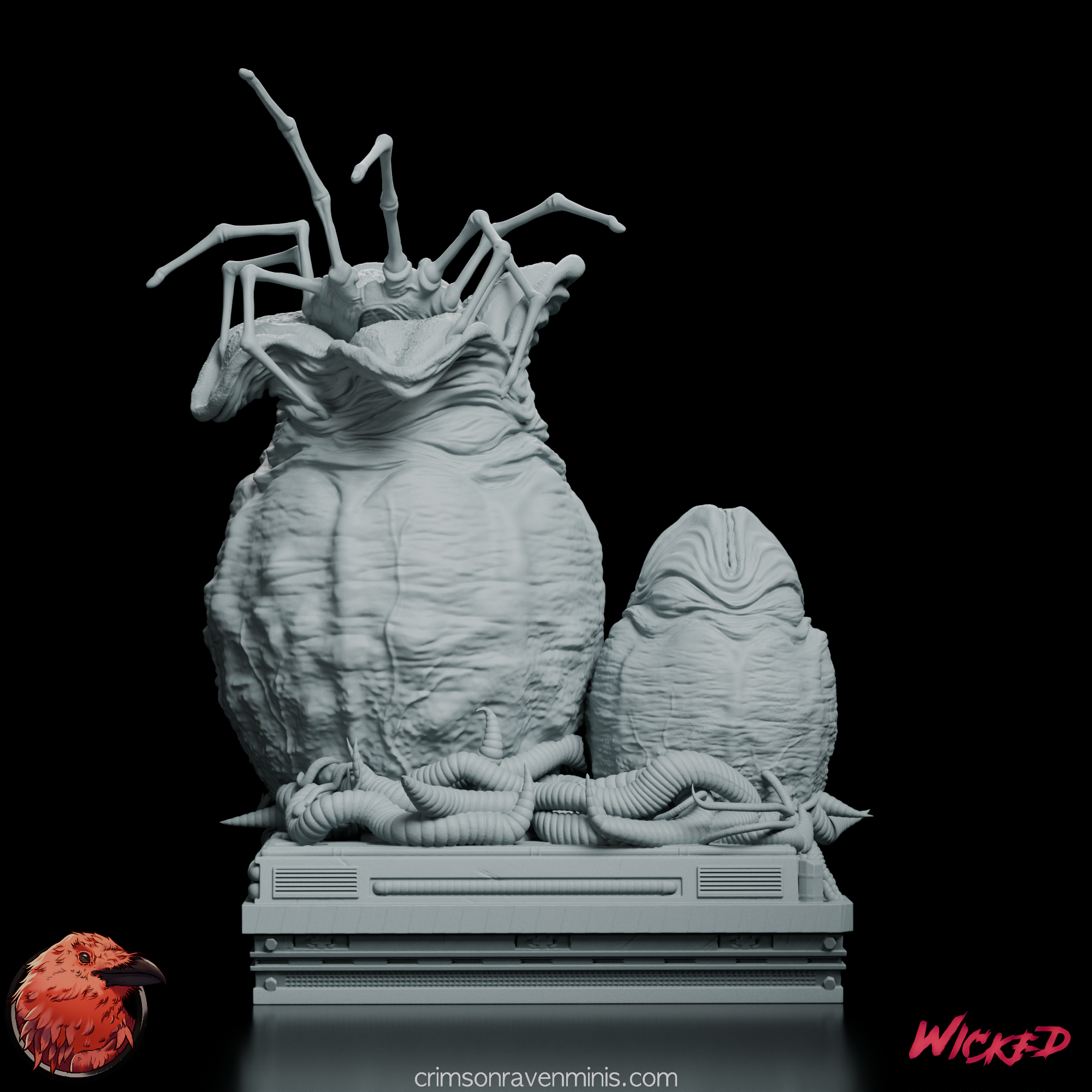 Facehugger and Xenomorph Eggs Model Kit | Aliens (1986) Horror ...