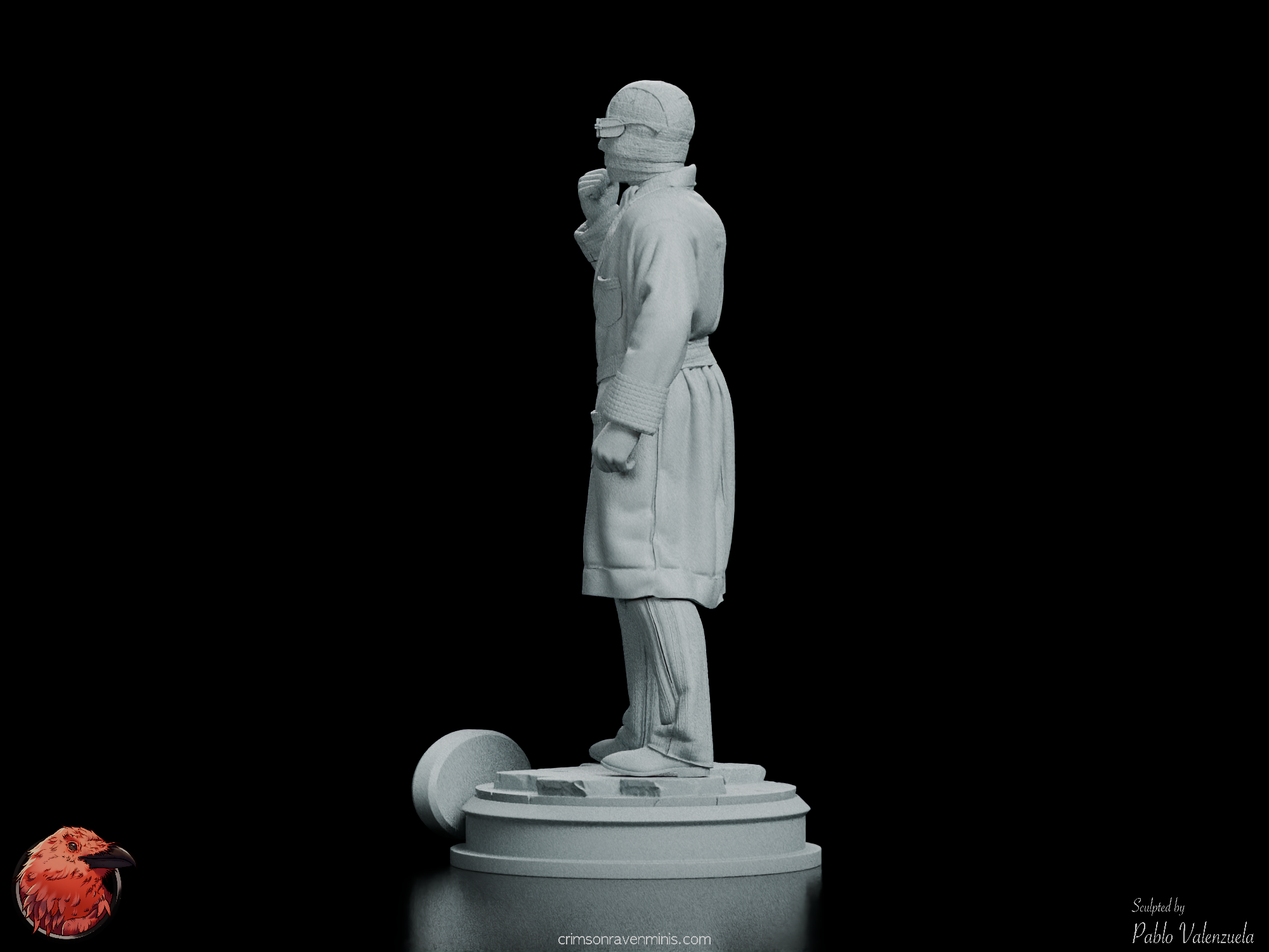 Invisible Man Resin Figure Kit – 1:6 Scale Classic Horror Model ...