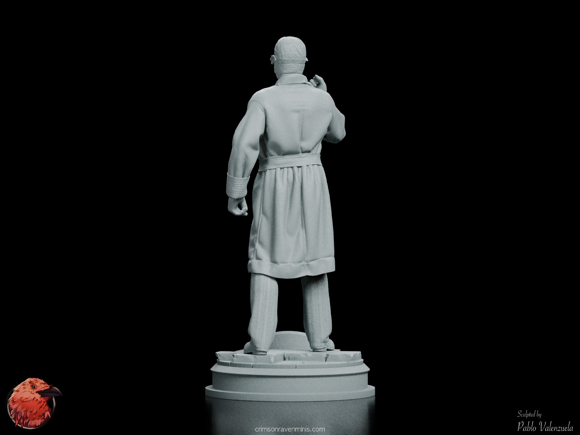 Miniature Invisible Men Invisible Man Resin Figure Kit – 1:6 Scale Classic Horror Model ...