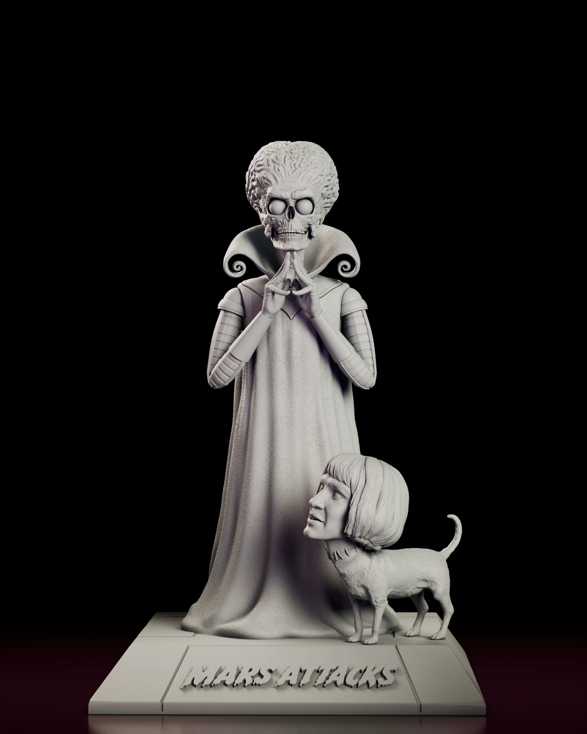 Figure Model Kit | Mars Attacks | Crimson Raven Models