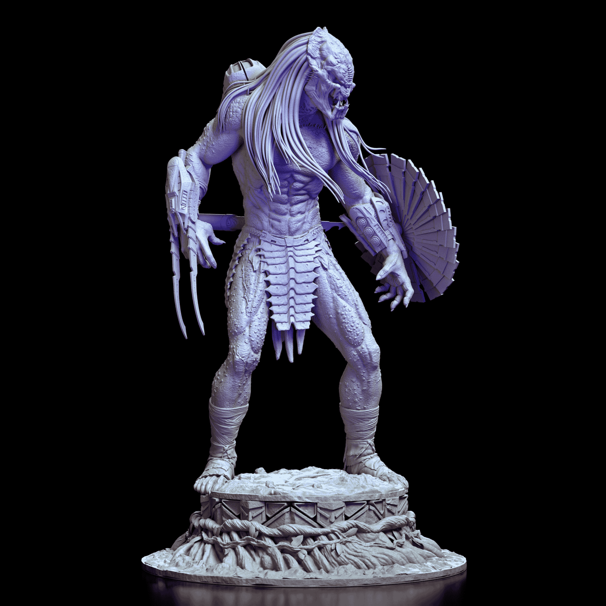 Predator Attacking Model Predator Figure Kit | Prey (2022) Resin Model in 1:10, 1:8, 1:6 Scale ...
