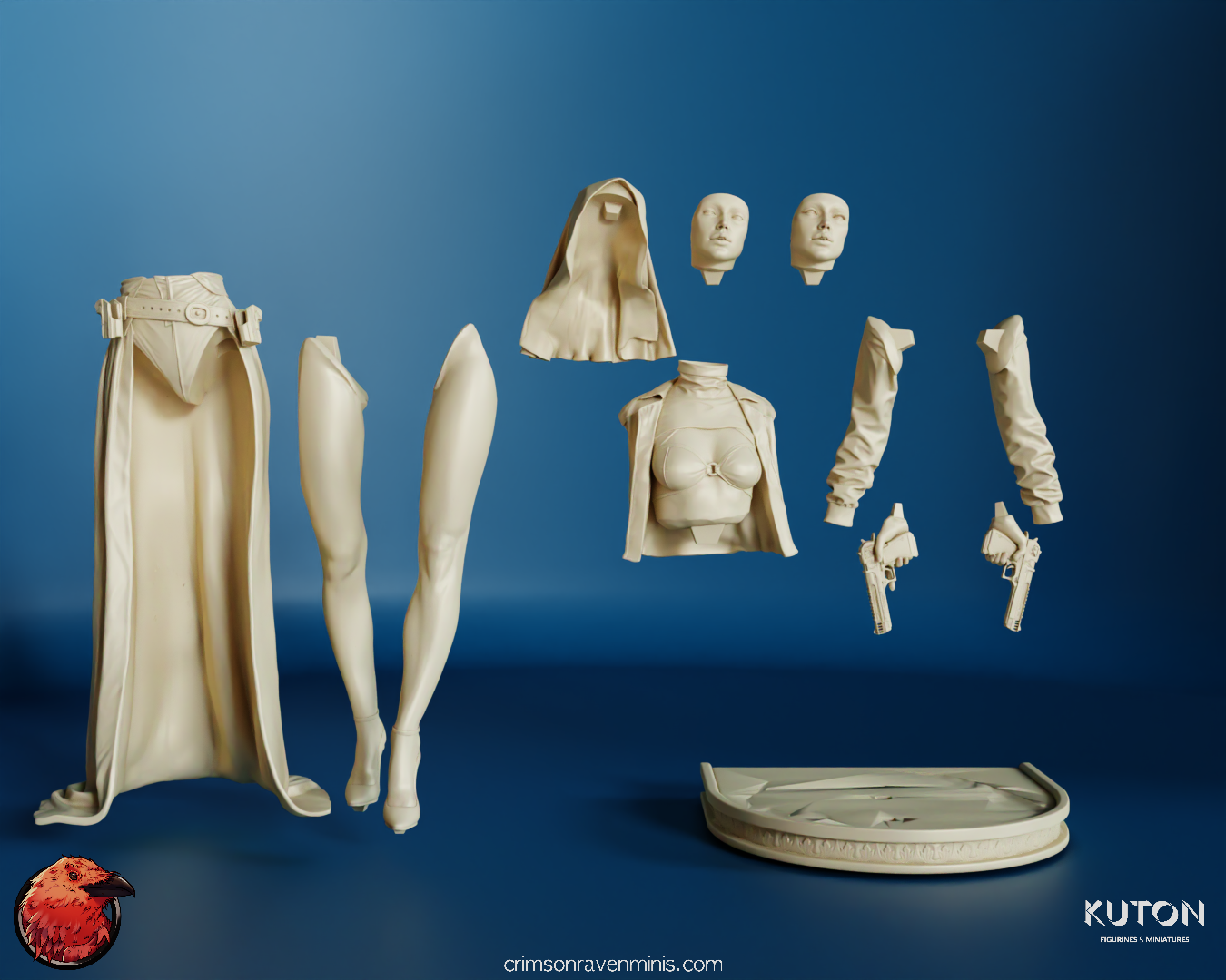 Warrior Nun Gun Toting Vigilante Figure Model Kit